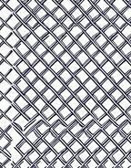 Hand Drawn Diamond Pattern Rug