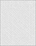 Abstract Linear Maze Pattern Rug