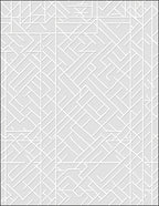 Abstract Linear Maze Pattern Rug