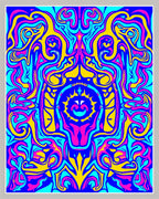 Vibrant Abstract Swirls Pattern Rug