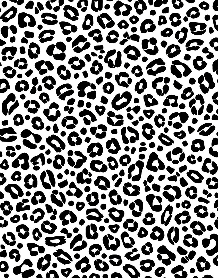 Bold Black Spot Print Pattern Rug