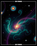 Nebula Swirls Cosmic Galaxy Rug