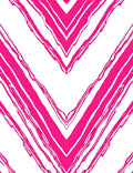 Bold Pink Chevron Striped Design Rug