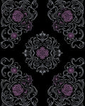 Art Nouveau Rose Vine Swirls Rug