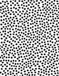 Abstract Black Dot Pattern Rug