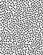 Abstract Black Dot Pattern Rug