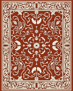 Classic Floral Nature Styled Design Rug