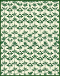 Green Leafy Branch Pattern Design Rug