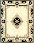 Elegant Floral Baroque Pattern Rug