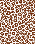 Brown Leopard Print Pattern Rug