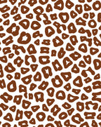 Brown Leopard Print Pattern Rug