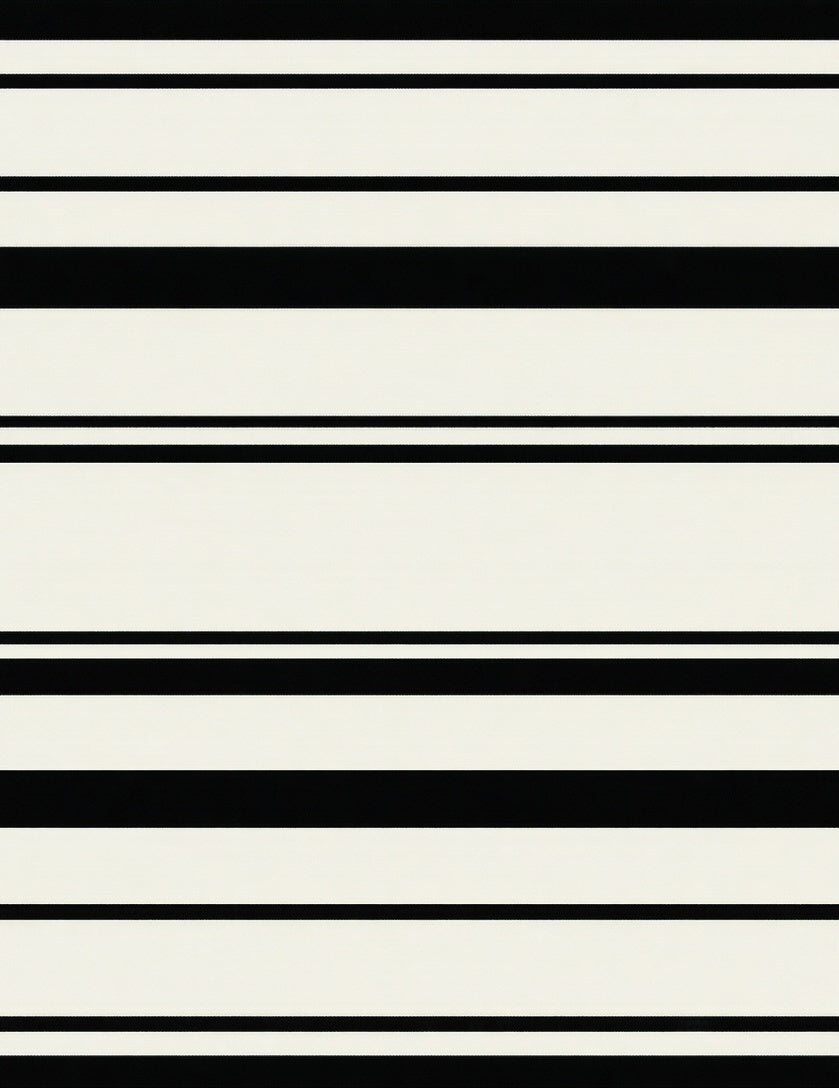 Classic Horizontal Stripe Pattern Design Rug