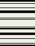 Classic Horizontal Stripe Pattern Design Rug