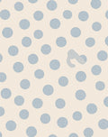 Charming Blue Polka Dot Pattern Rug