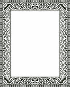Elaborate Black and White Patterned Rug