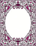 Ornate Floral Vine Swirls Design Elements Rug