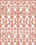 Geometric Lattice Pattern Rug