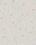Delicate Floral Line Art Rug