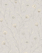 Delicate Floral Line Art Rug