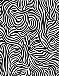 Bold Black White Zebra Stripe Pattern Rug