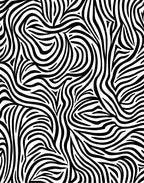 Bold Black White Zebra Stripe Pattern Rug