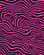 Bold Pink Zebra Pattern Rug