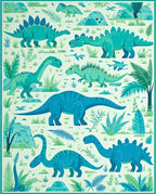 Prehistoric Dinosaur Jungle Pattern Rug