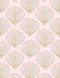 Shell Pattern In Pastel Tones Rug