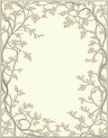 Vintage Filigree Floral Vine Rug