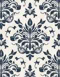 Damask Floral Vintage Style Rug