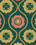 Golden Sunflower Arch Pattern Rug