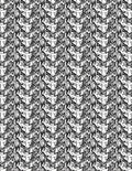 Abstract Monochrome Flowing Pattern Rug