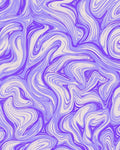 Abstract Swirling Lavender Waves Rug