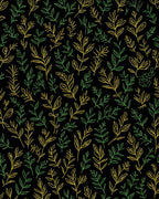 Botanical Outline Pattern Rug