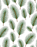 Green Pine Needle Arrangement Rug
