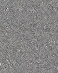 Black White Abstract Swirl Pattern Rug