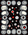 Abstract Organic Eye Pattern Rug