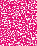 Bold Pink Abstract Animal Print Rug