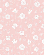 Delicate Floral Pattern With Soft Petals Rug