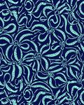 Navy Tentacle Whimsical Pattern Rug