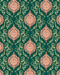 Art Deco Inspired Floral Patterned Rug