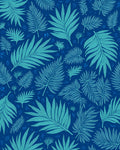 Tropical Leaf Pattern Abstract Design Rug