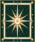 Celestial Starburst Geometric Pattern Rug