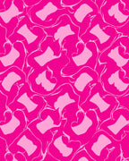 Abstract Pink Flowing Swirls Rug