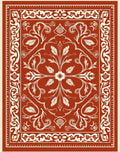Classic Floral Medallion Design Rug