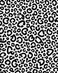 Bold Black Leopard Spot Pattern Rug