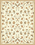 Floral Vines Traditional Cream Rug