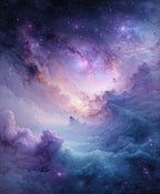 Cosmic Nebula Swirls Design Rug