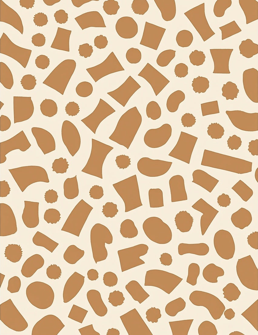 Organic Modern Abstract Shapes Rug