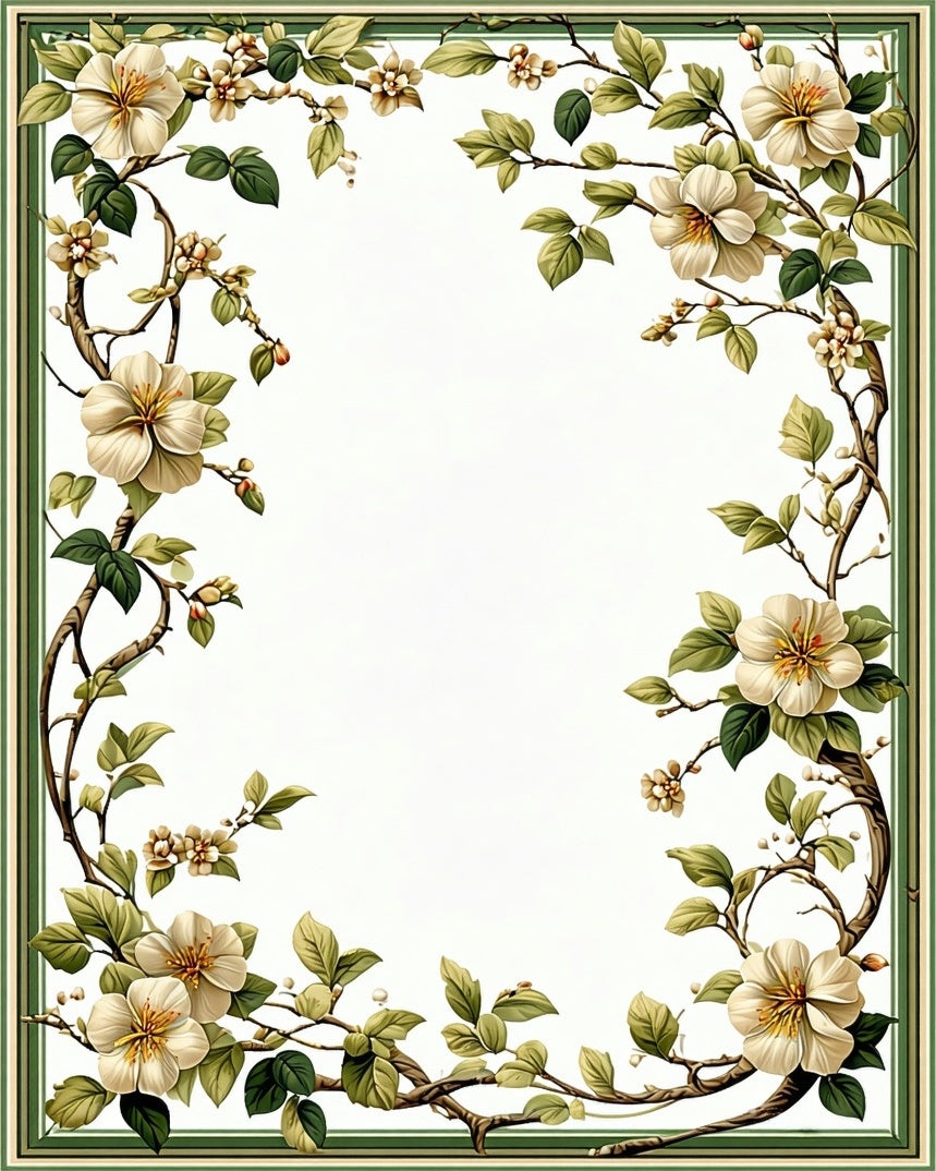 Floral Vine Delightful Pattern Rug
